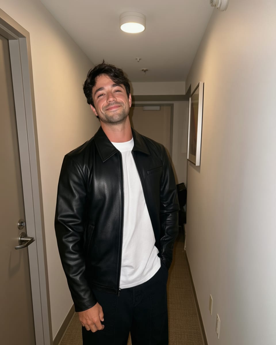 Customer photo review of Zellwear™ Leather jacket