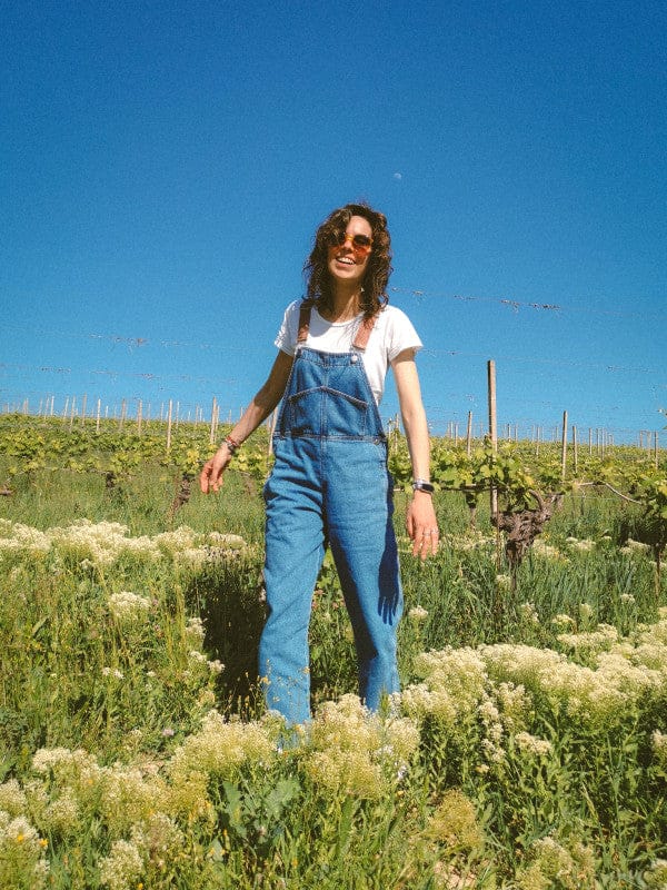 Customer photo review of Salopette Apollo donna Jeans - blu Washed
