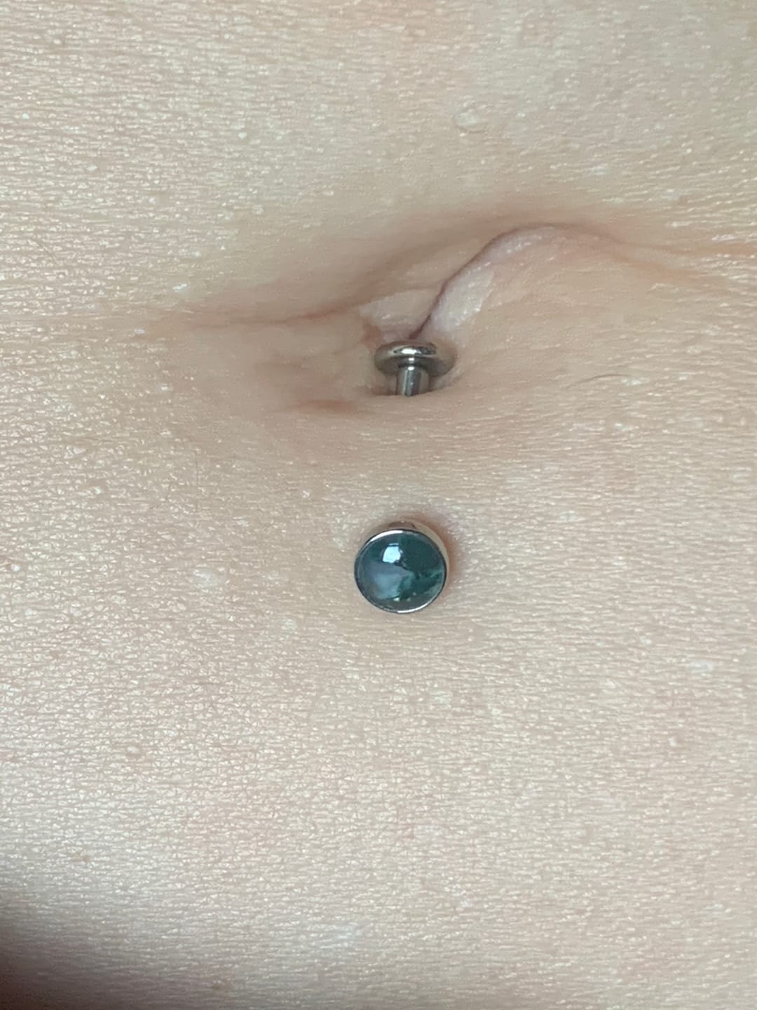 Customer photo review of Junipurr Titanium Bezel-set Cabochon End