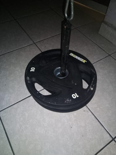 Customer photo review of Disco Olímpico de 3 Agarres IRONSIDE (2.5 a 25 kg)