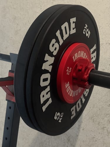 Customer photo review of Discos Fraccionales Olímpicos PU (0.5 a 2.5 KG) IRONSIDE