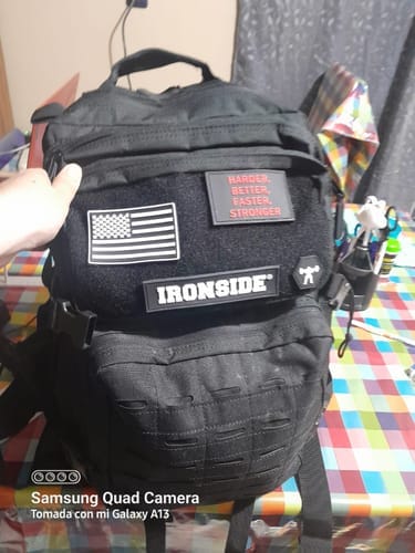 Customer photo review of Parches de Velcro IRONSIDE