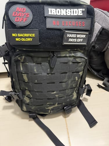 Customer photo review of Parches de Velcro IRONSIDE