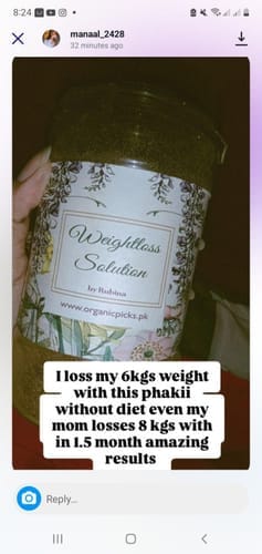 Customer photo review of Dr. Rubina Herbal Fitness Formula –  Smart Body Challenge