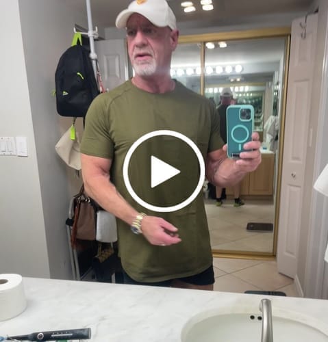Customer photo review of AVERON FITFLEX TEE