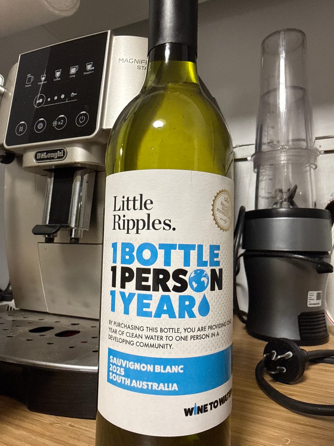 Customer photo review of Zero Sugar Sauvignon Blanc – Australian White Wine | 6 Pack