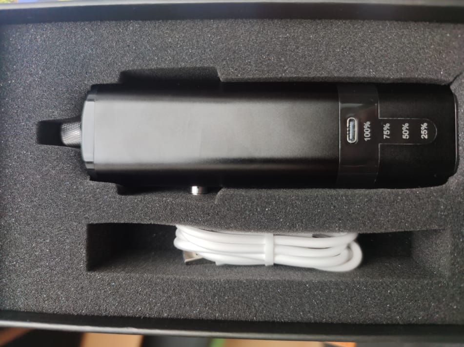 Customer photo review of Portable Airbrush Compressor