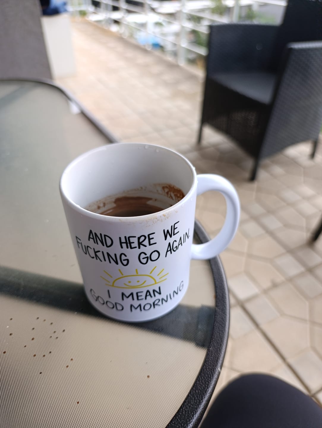 Customer photo review of Here we go again šoljica