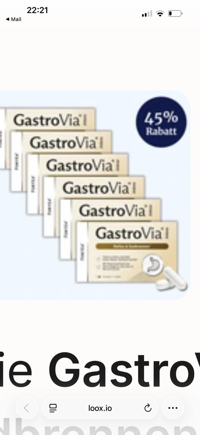 Customer photo review of GastroVia® intens – Reflux & Sodbrennen