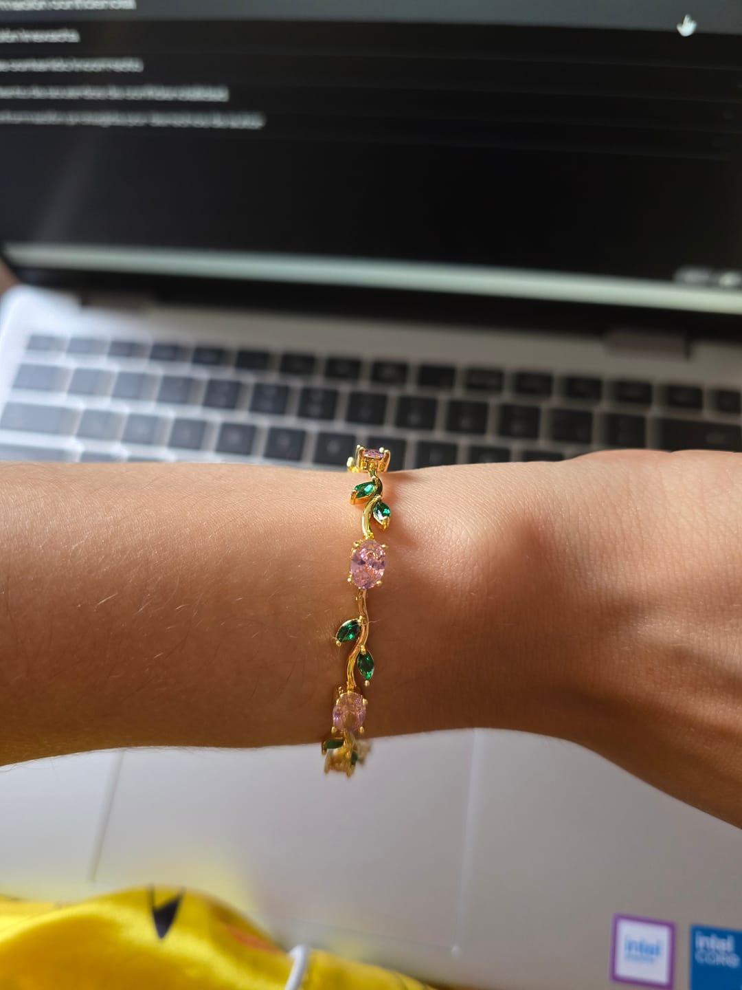 Customer photo review of Pulsera Tulipán