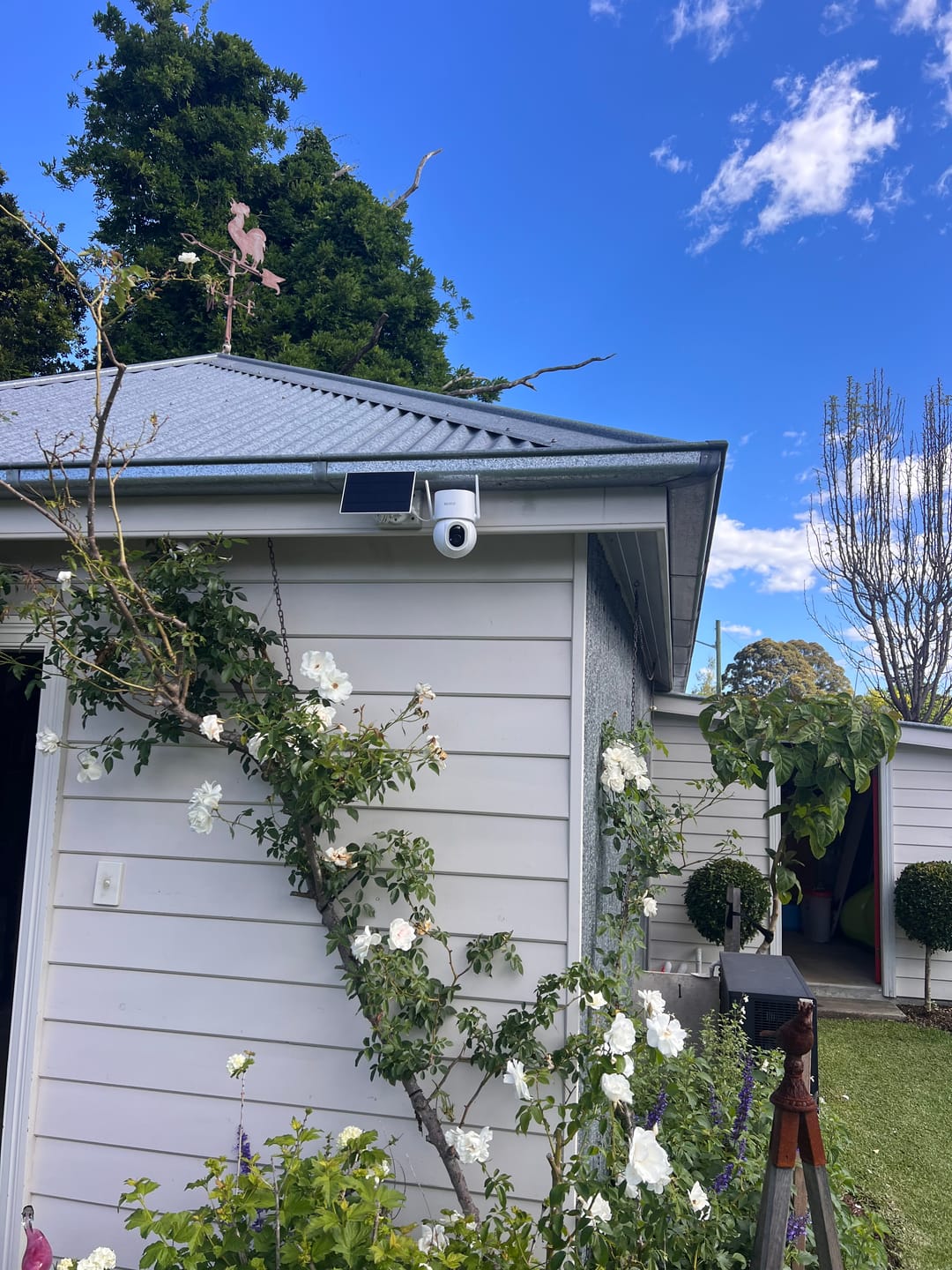 Customer photo review of KeldCo Solar Camera 3.0 64GB Perimeter Kit