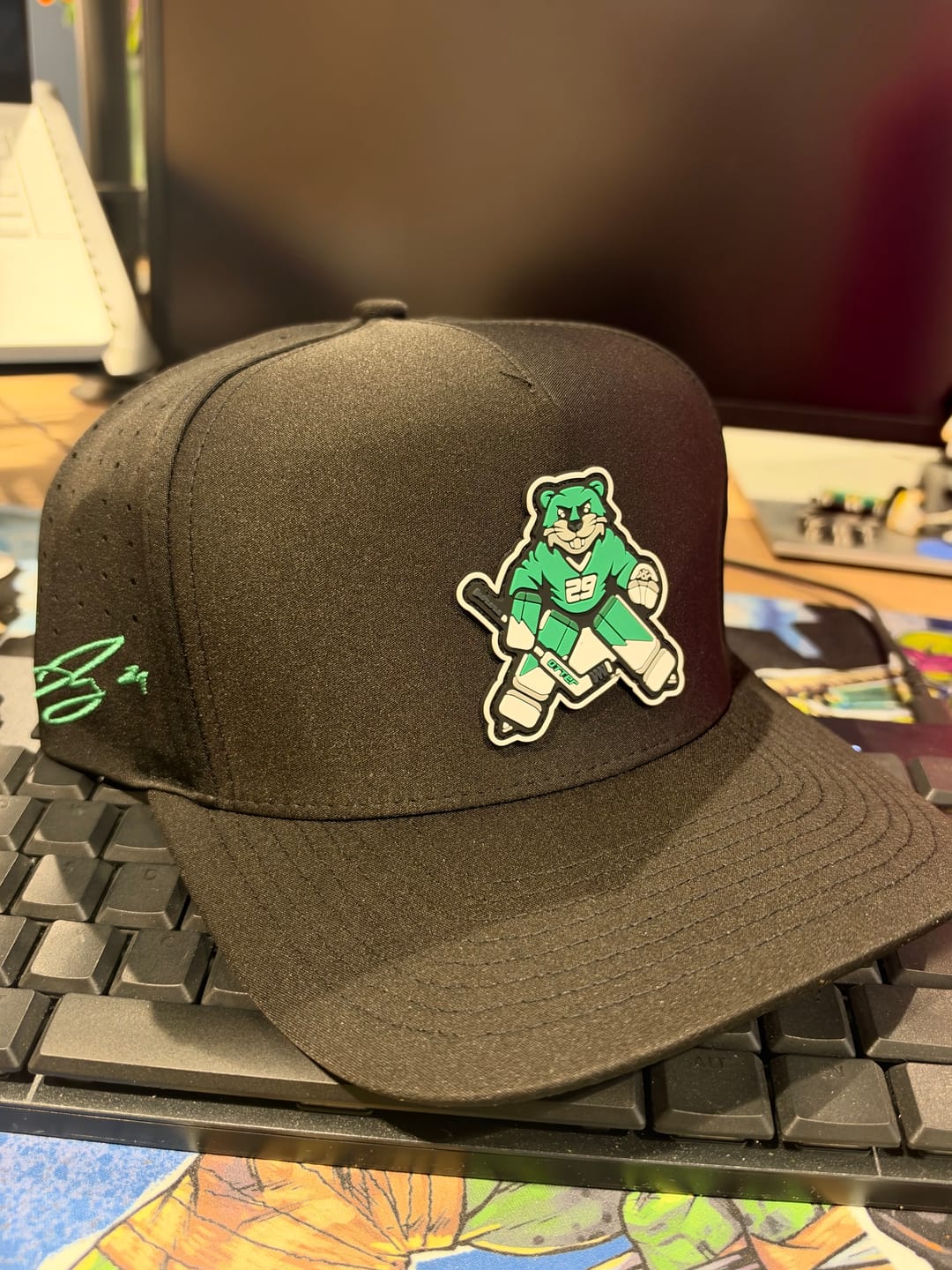 Customer photo review of Ice Otter 2.0 - Jake Oettinger Limited-Edition Hat