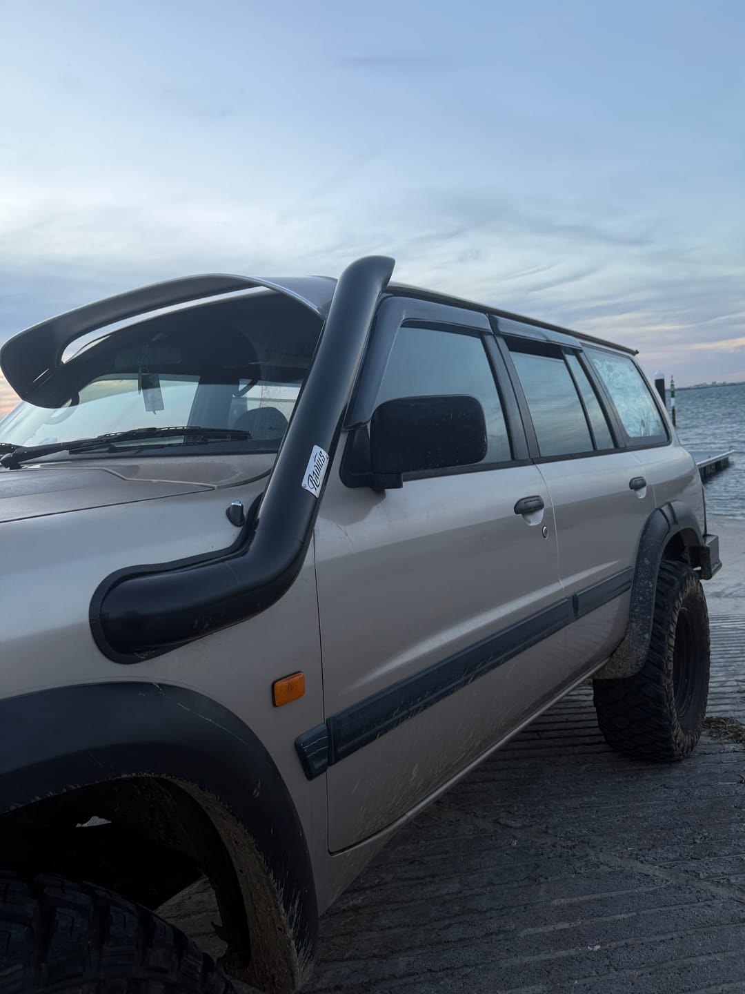 Customer photo review of Stainless Snorkel to suit Nissan GU Patrol (Series 1-3 Passenger Side)