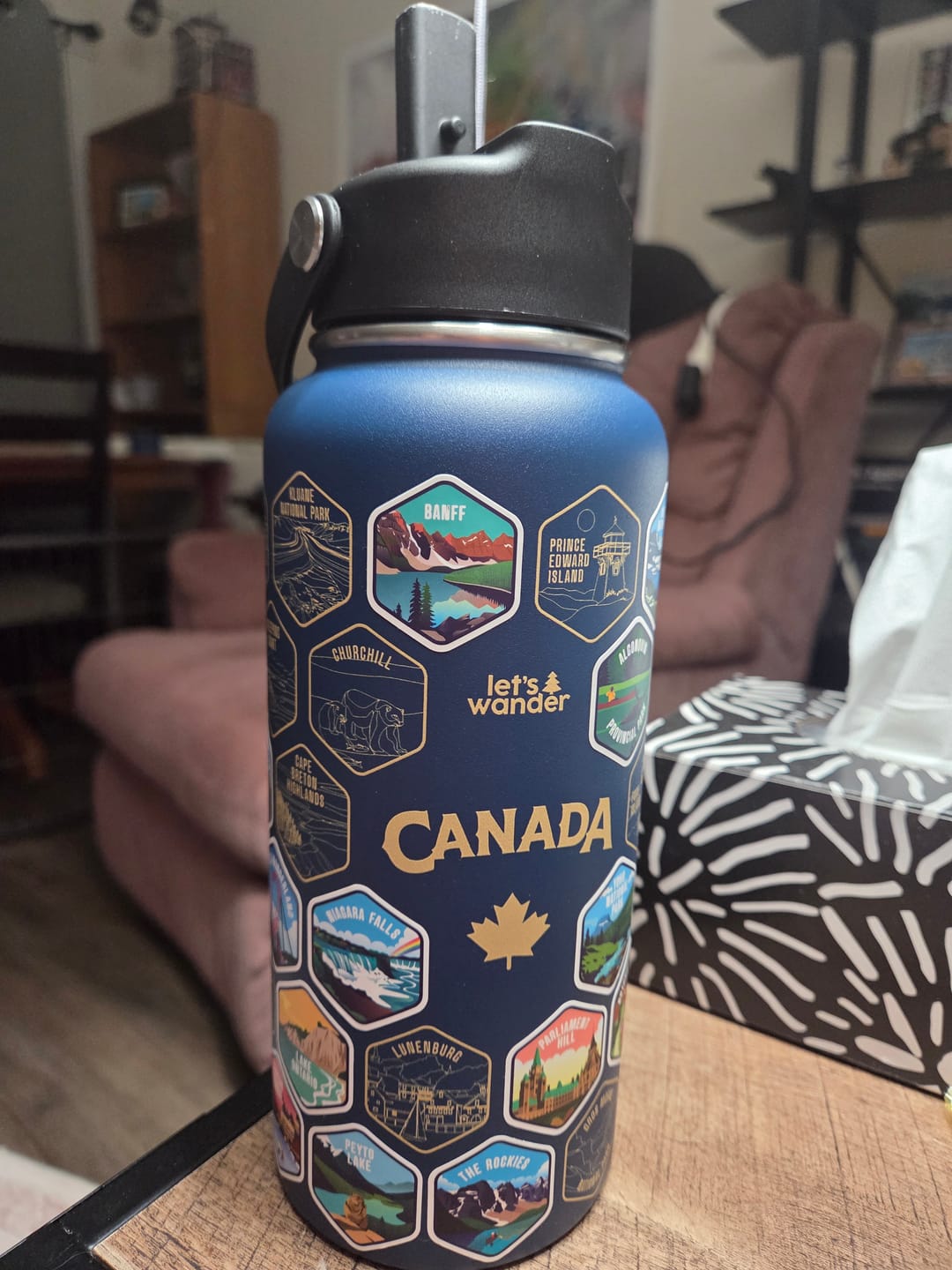 Customer photo review of Canada Bottle + Stickers