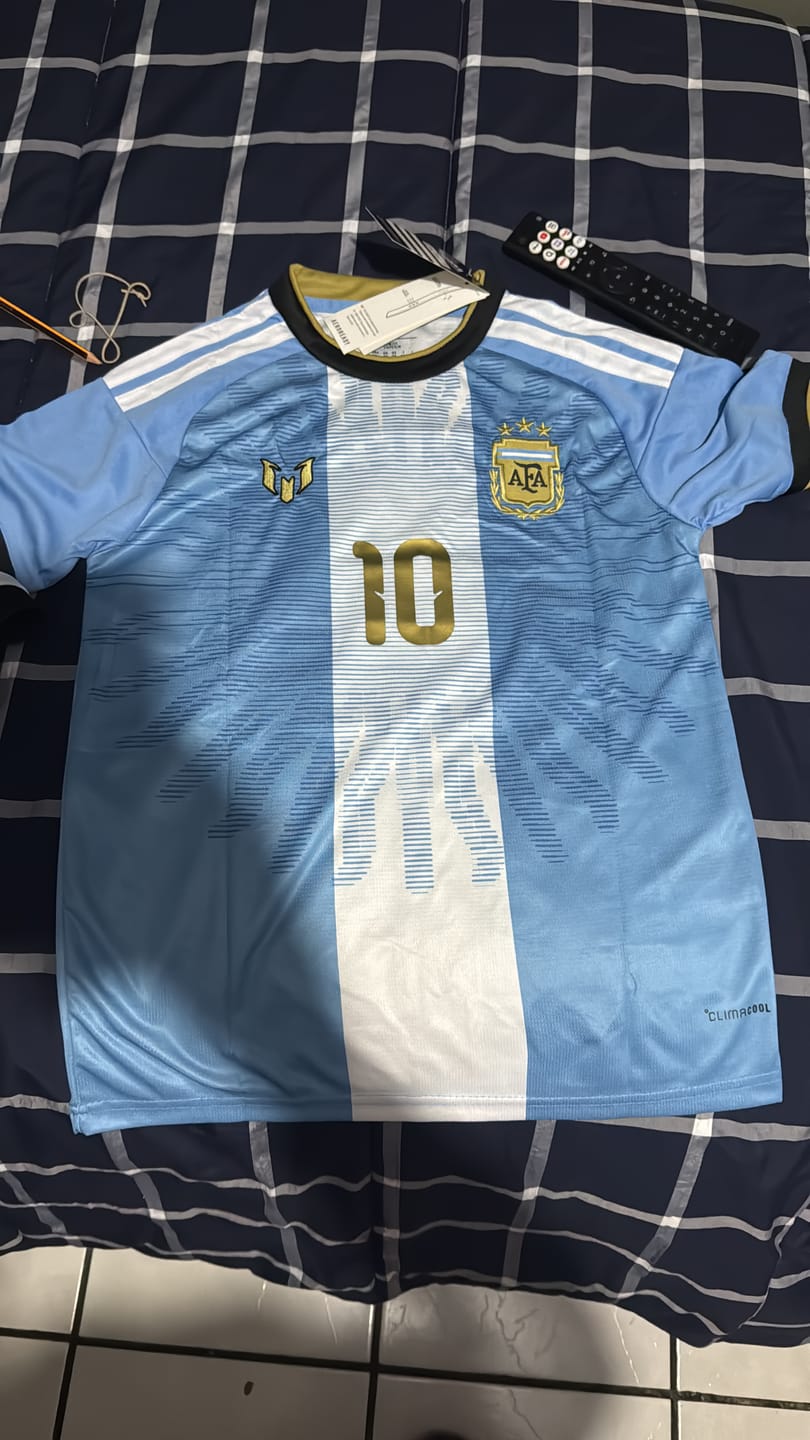 Customer photo review of ARGENTINA “LAST DANCE” Messi #10 2026 Niños