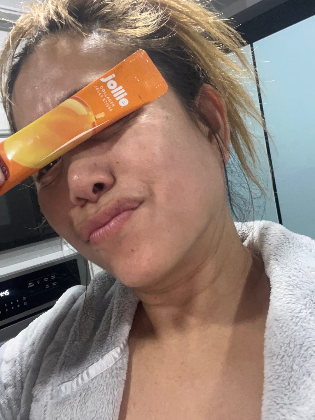 Customer photo review of JOLLIE Mango Collagen Jelly Sticks