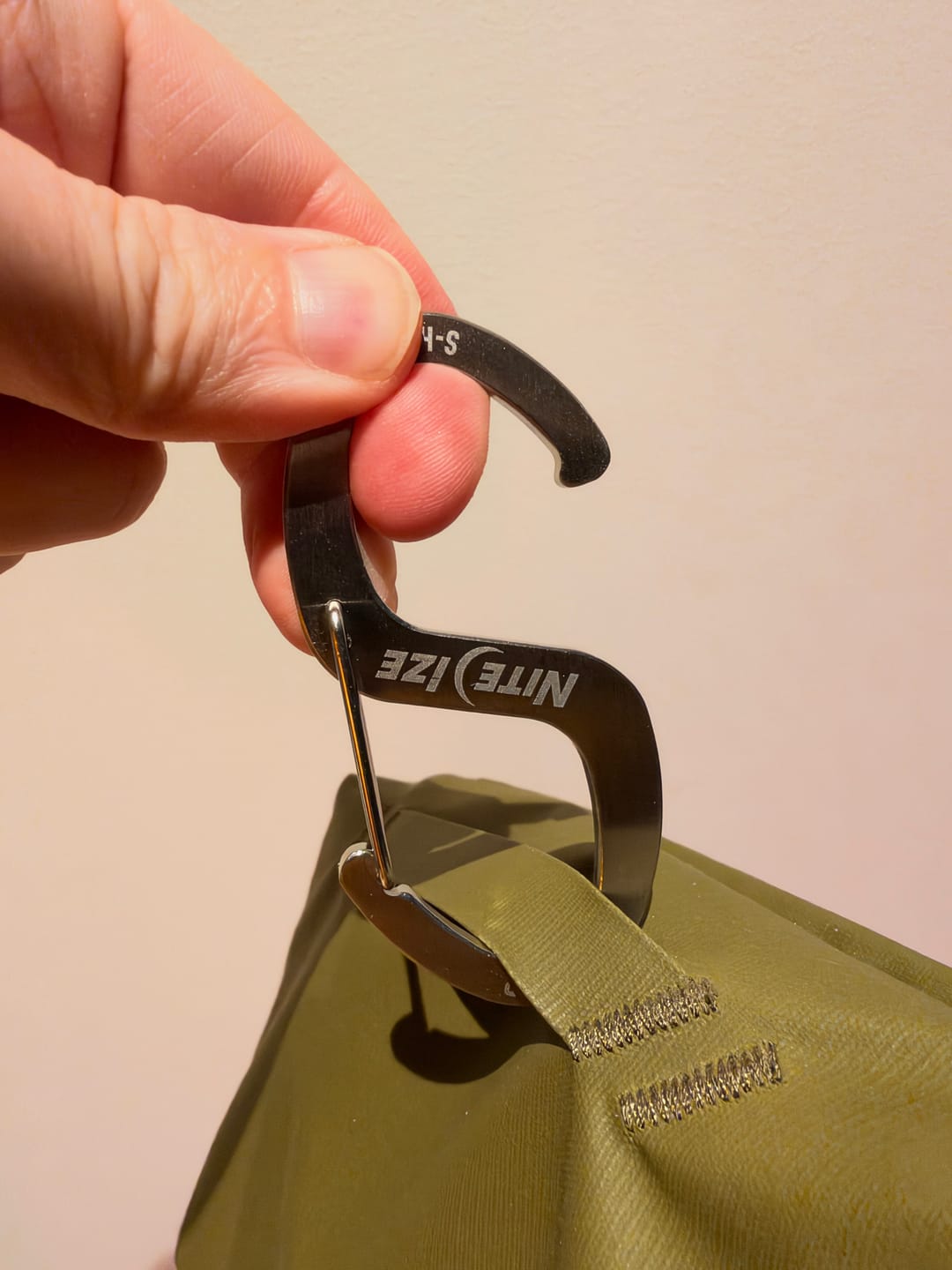 Customer photo review of Nite Ize S-Biner® Stainless Steel Dual Carabiner #3, Stainless