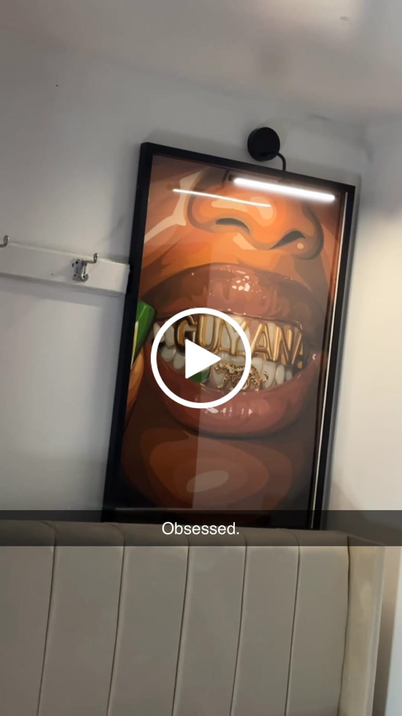 Customer video review of Guyana Grillz