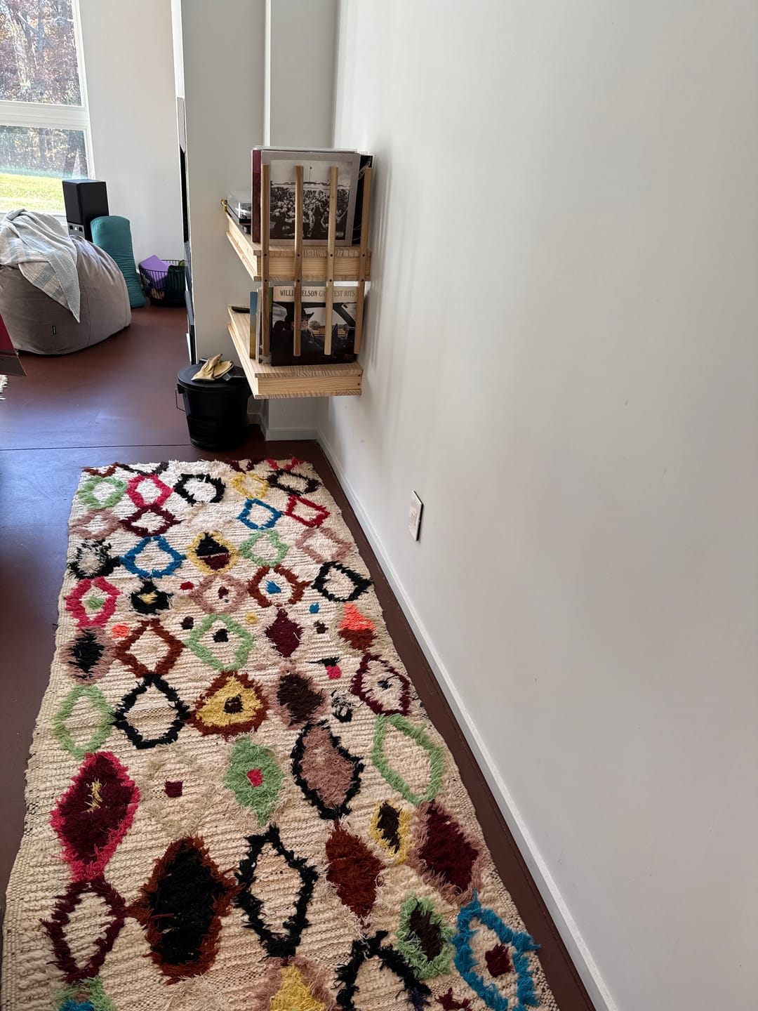 Customer photo review of Vintage Azilal Runner Rug 10.1 x 3.2 ft / 308 x 99 cm