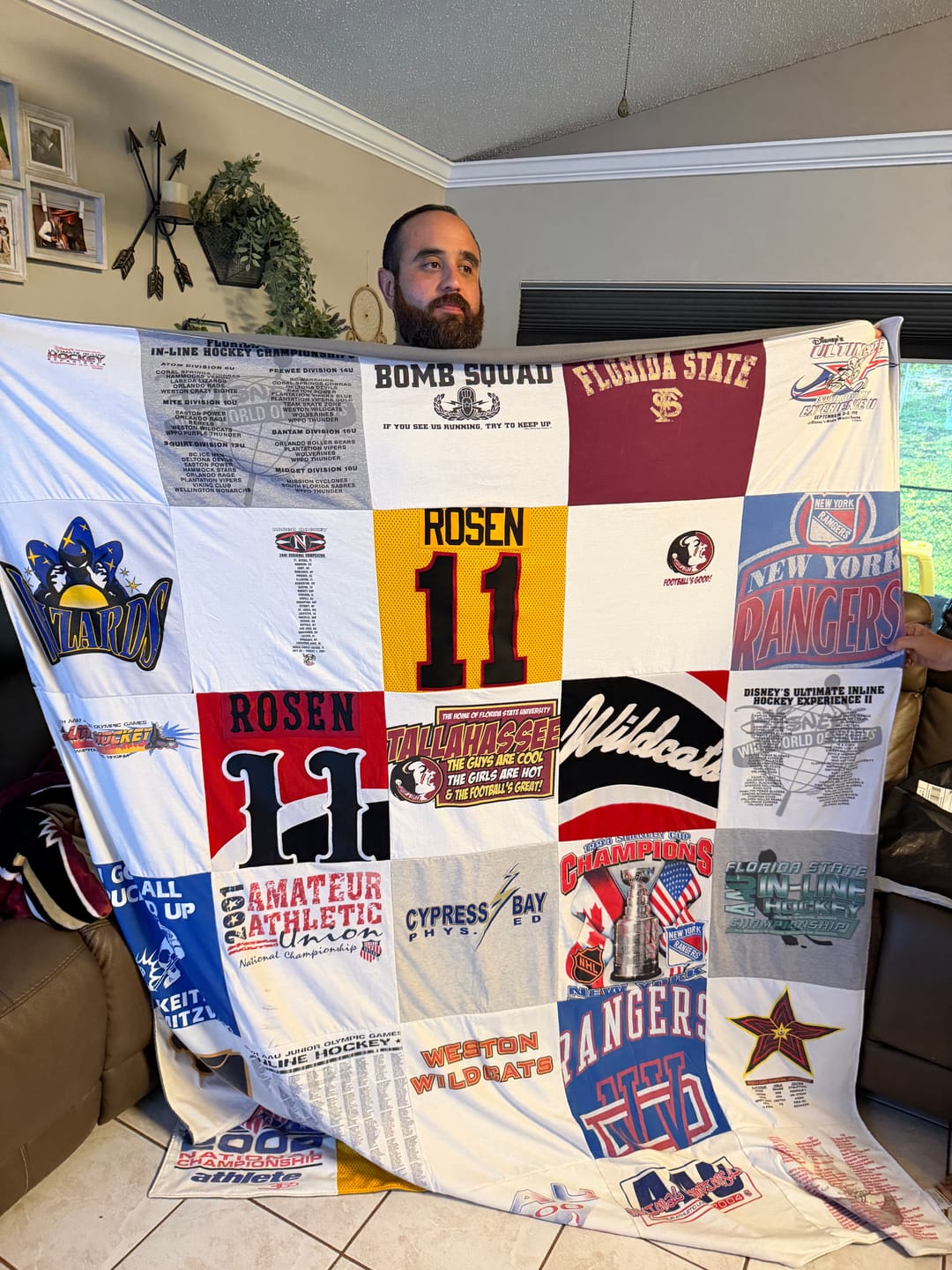 Customer photo review of Project Repat T-Shirt Quilt
