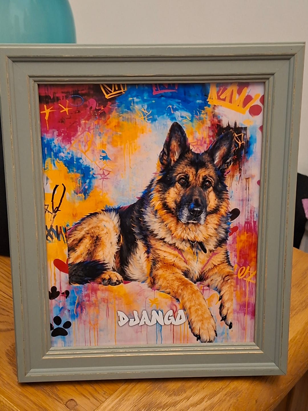 Customer photo review of Personalised Poster - Graffiti