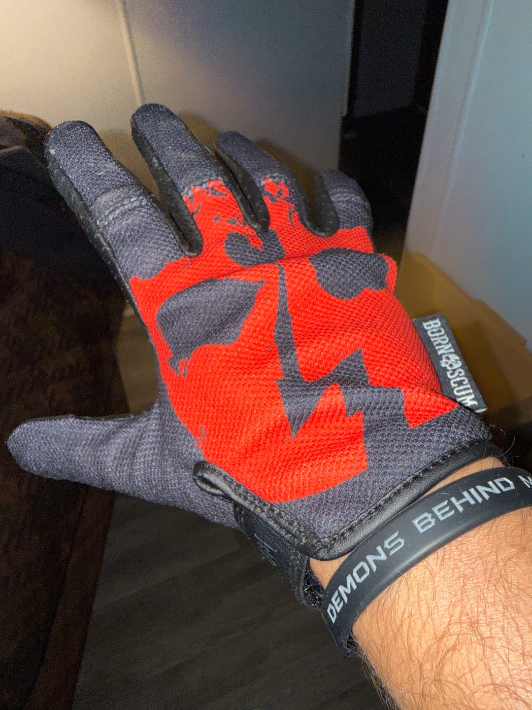 Customer photo review of OG MX GLOVES RED