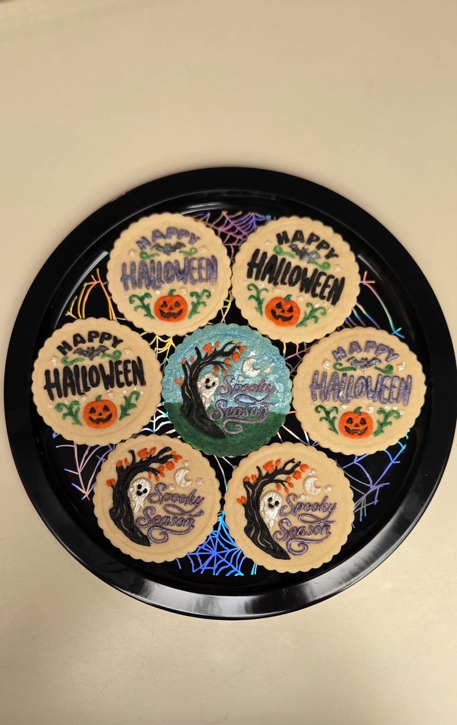 Customer photo review of Spooky Season Cookie Press