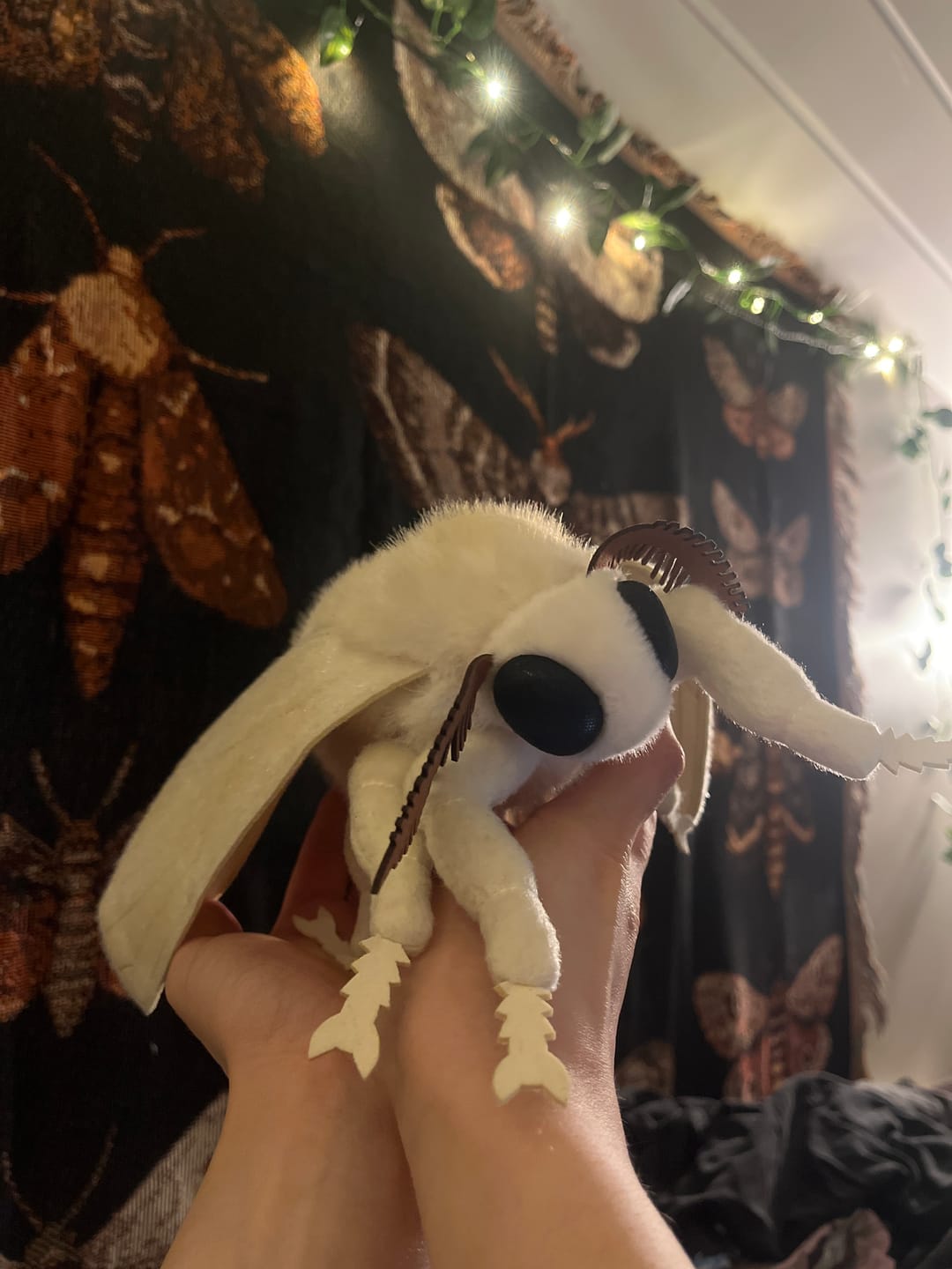 Customer photo review of Silkworm Moth Soft Stuffed Plush Toy