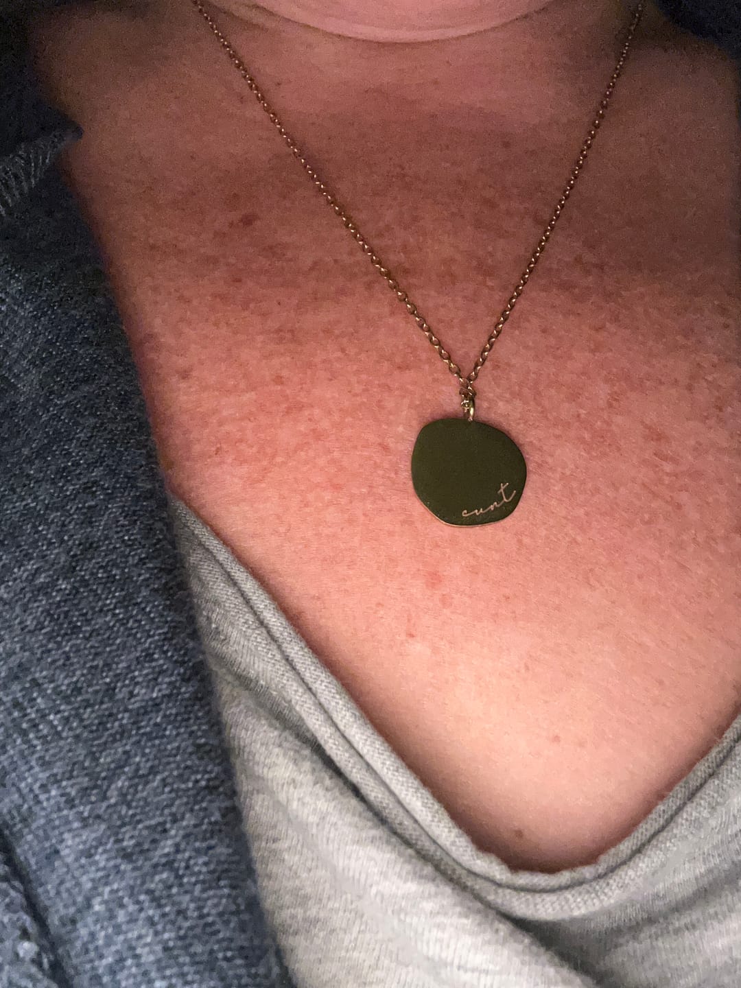Customer photo review of Cunt Necklace