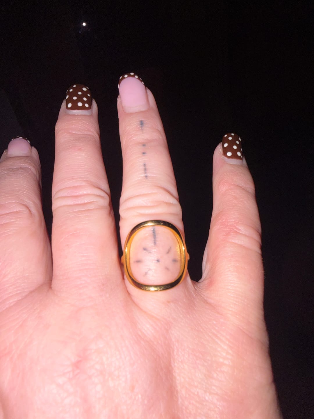 Customer photo review of Cosmic Ring