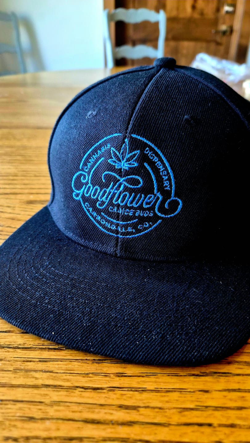 Customer photo review of Custom Black 3D Puff Embroidery Flat Embroidery Casual Sport Baseball Cap