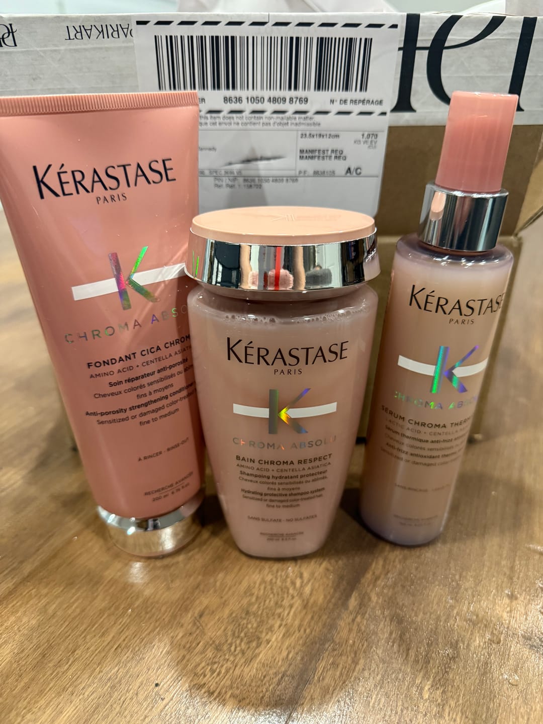 Customer photo review of Ensemble des fêtes Kérastase - Chroma Absolu