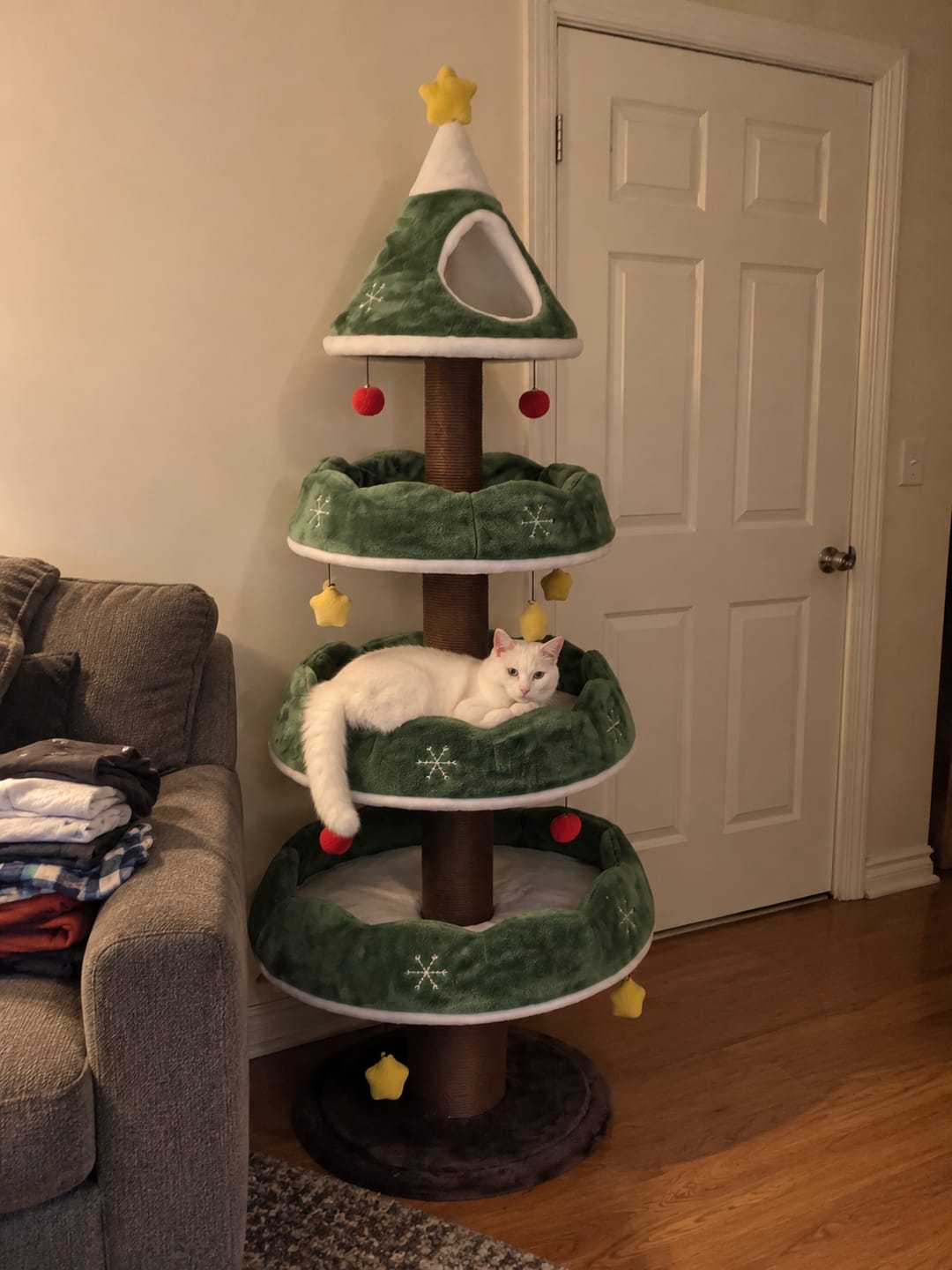 Customer photo review of MichiTree© Christmas Tree for Cats