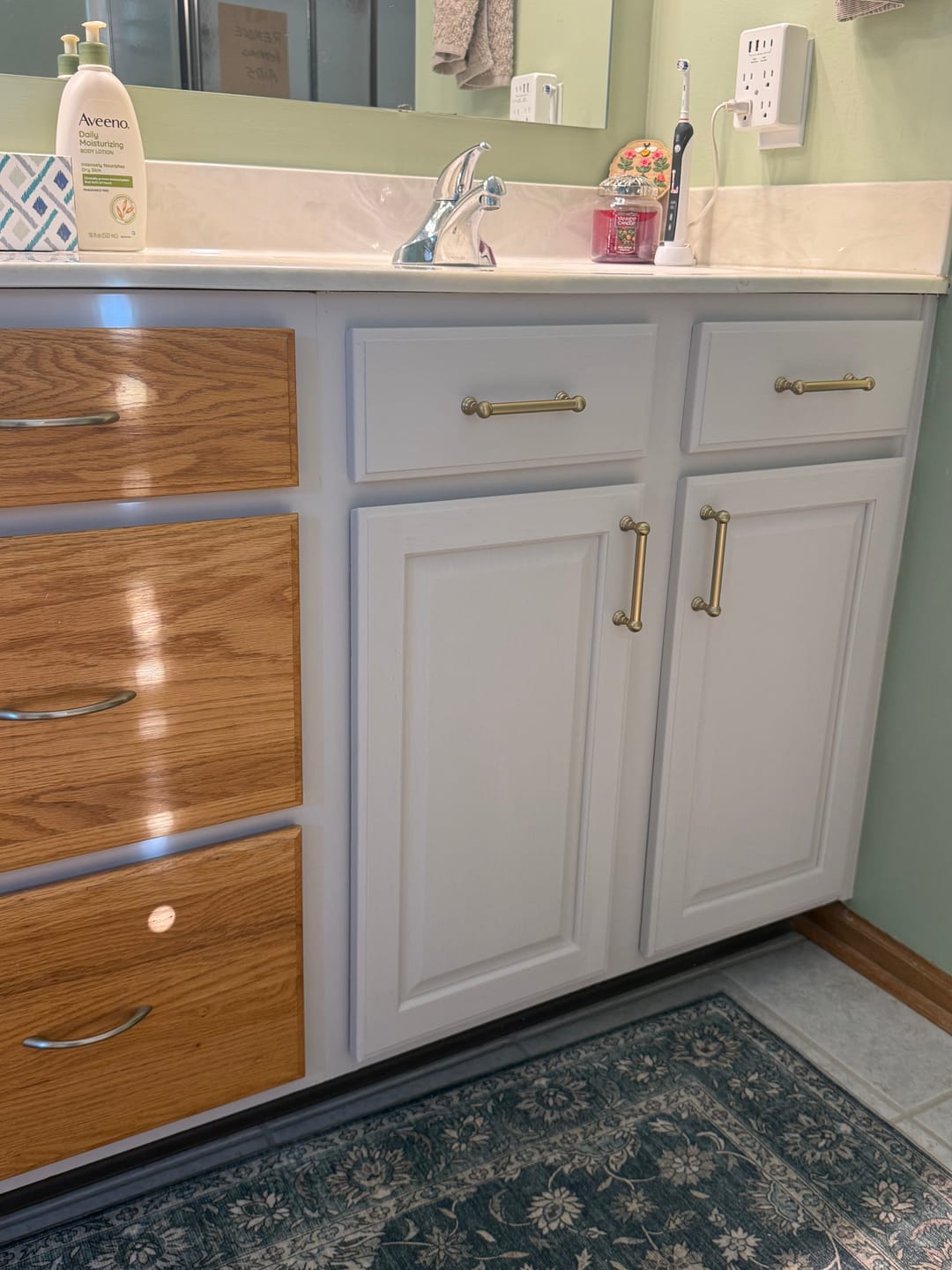 Customer photo review of One Step Paint | Spa White