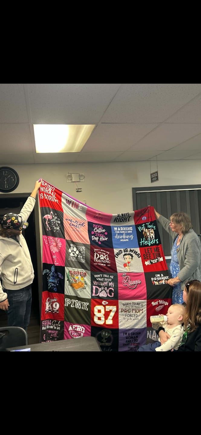 Customer photo review of Project Repat T-Shirt Quilt