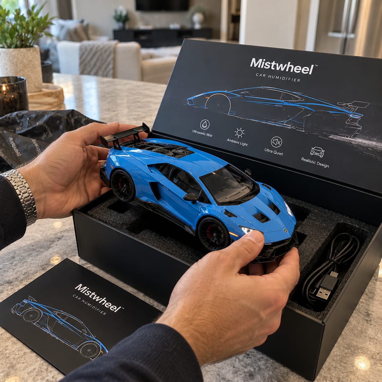 Customer photo review of Sports Car Humidifier