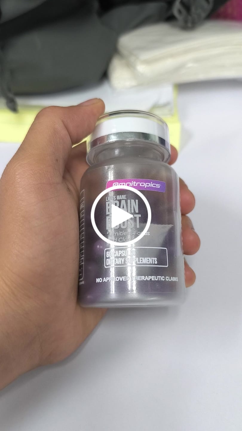Customer video review of Omnitropics™ Brain Boost Premium Lion's Mane (60 Capsules)