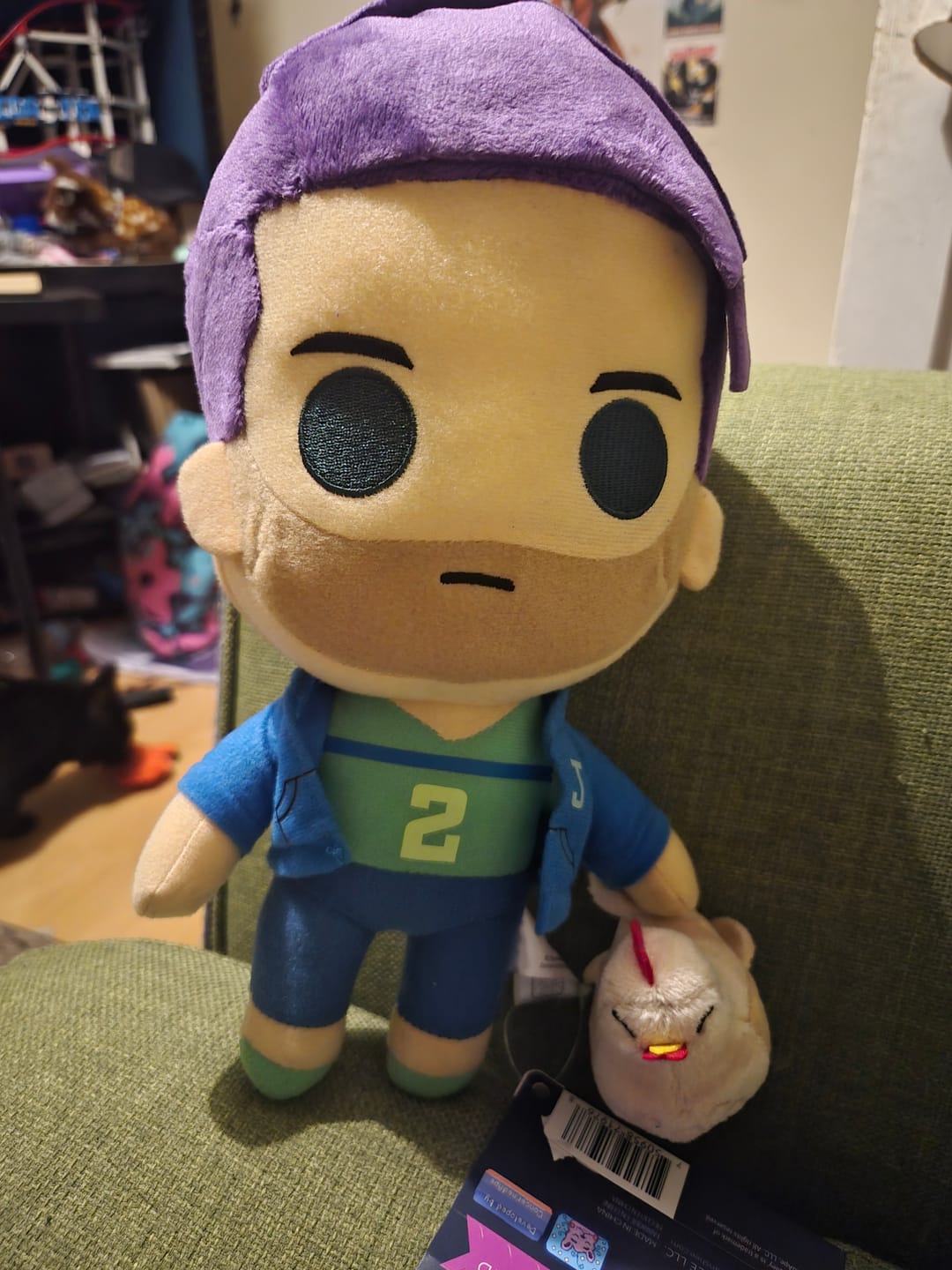Customer photo review of Stardew Valley - Shane Collector's Plush