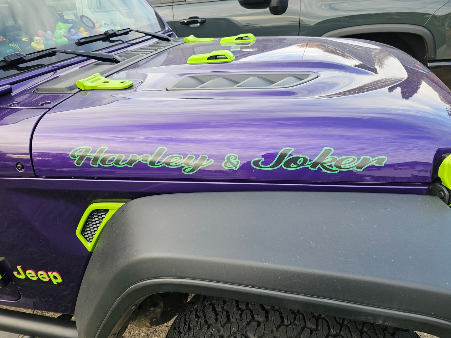 Customer photo review of Hood Lettering | Set of 2