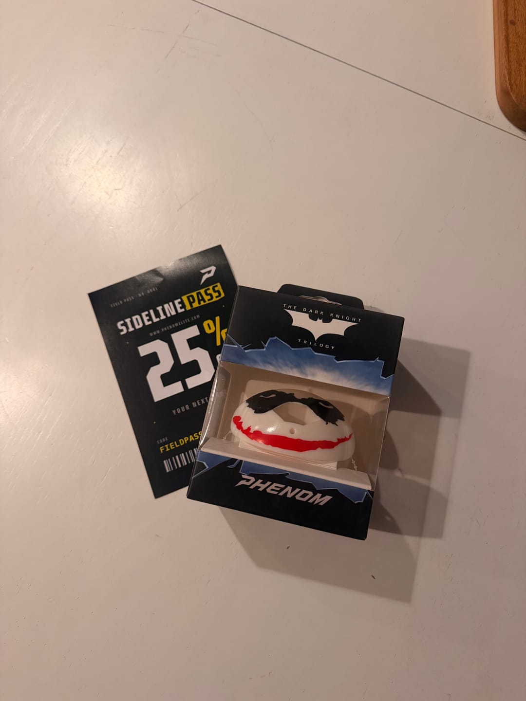 Customer photo review of Officially Licensed Hexa-Flow Mouthguard - The Joker
