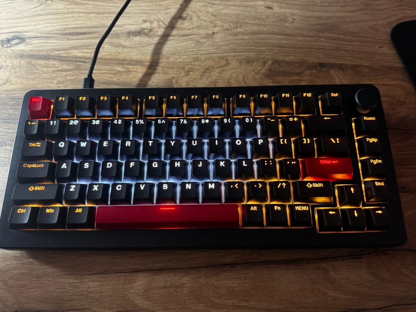 Customer photo review of DrunkDeer A75 Pro - Wired Actuation Distance Adjustable HE Magnetic Switch Keyboard