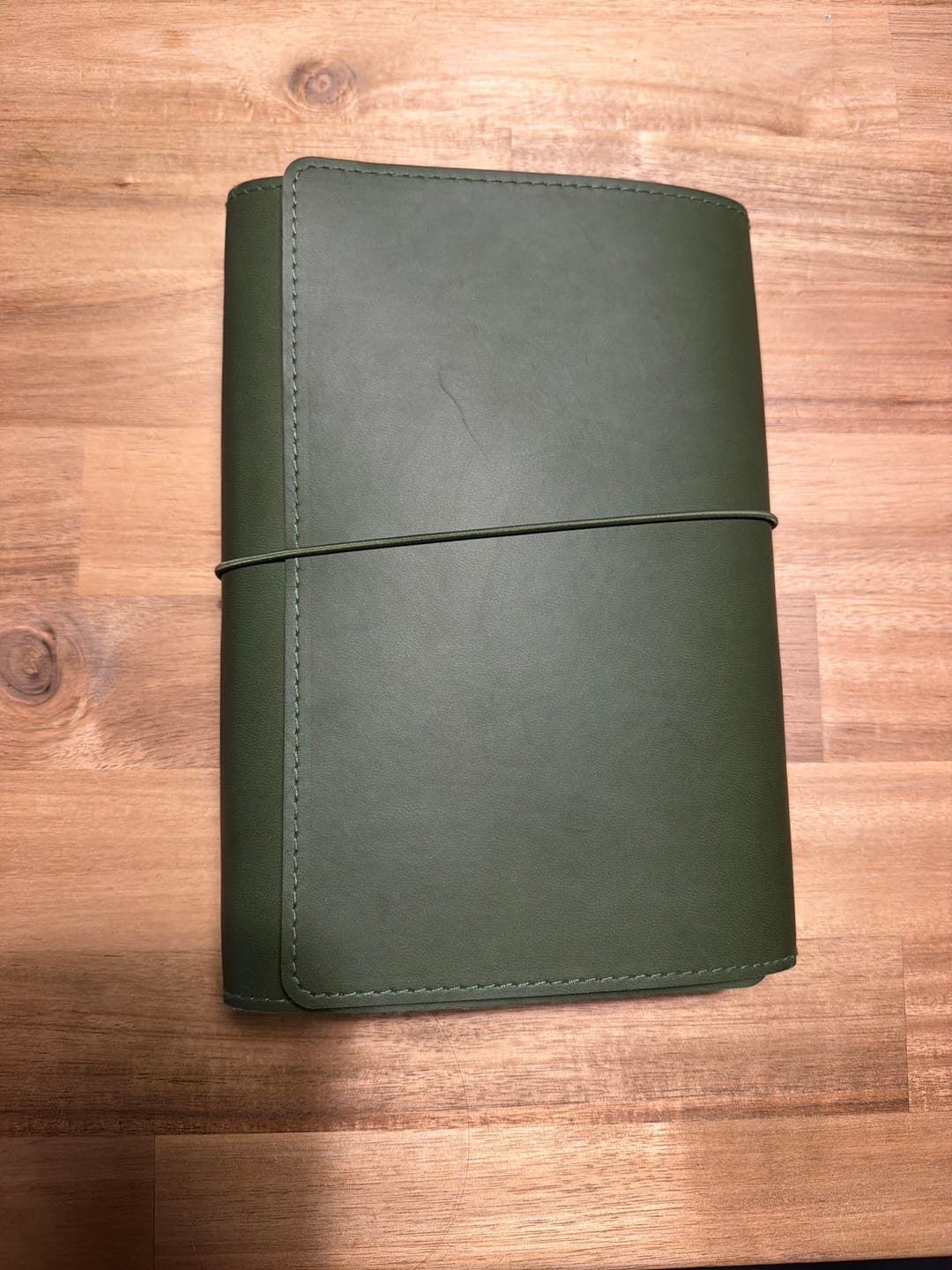 Customer photo review of Refillable Folio in Vintage Olive