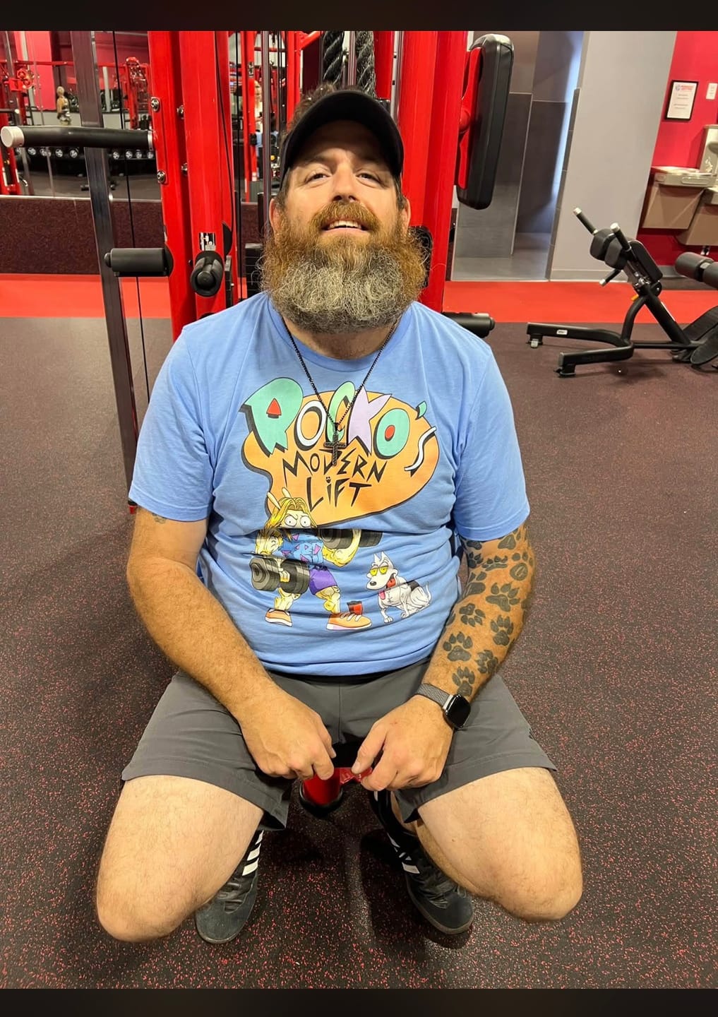 Customer photo review of Rocko's Modern Lift T-Shirt