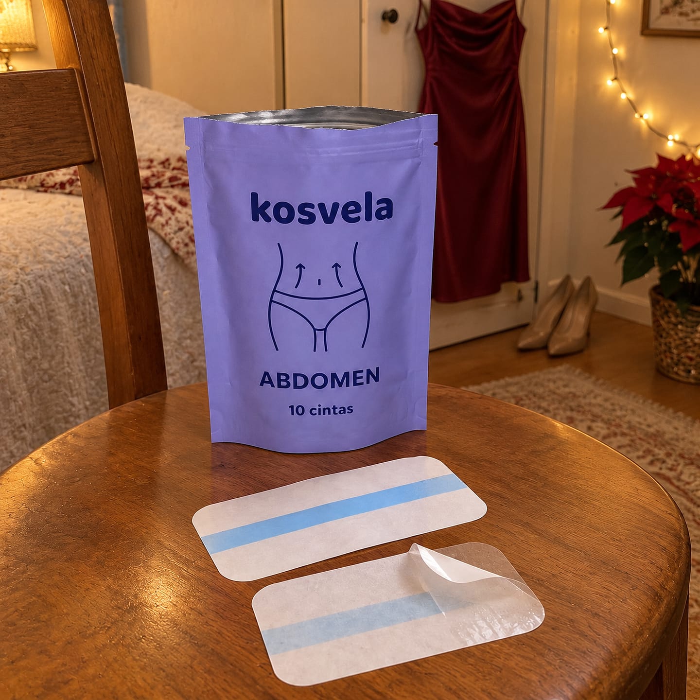 Customer photo review of Kosvela · Cinta tensora invisible para el abdomen (pack de 10)
