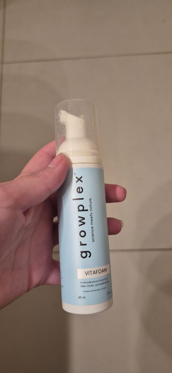 Customer photo review of VITAFOAM™ 5% Minoxidil Foam