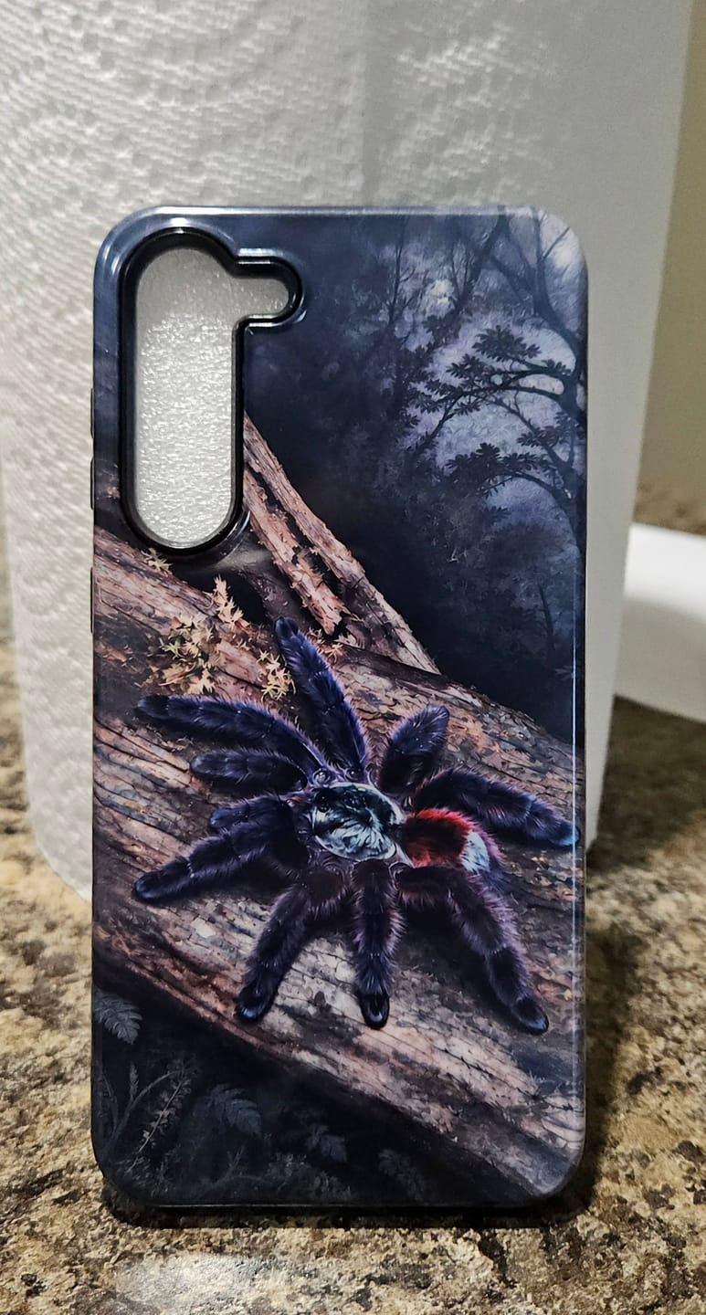 Customer photo review of Tough Phone Case - Antilles Pink Toe, Canopy Shift