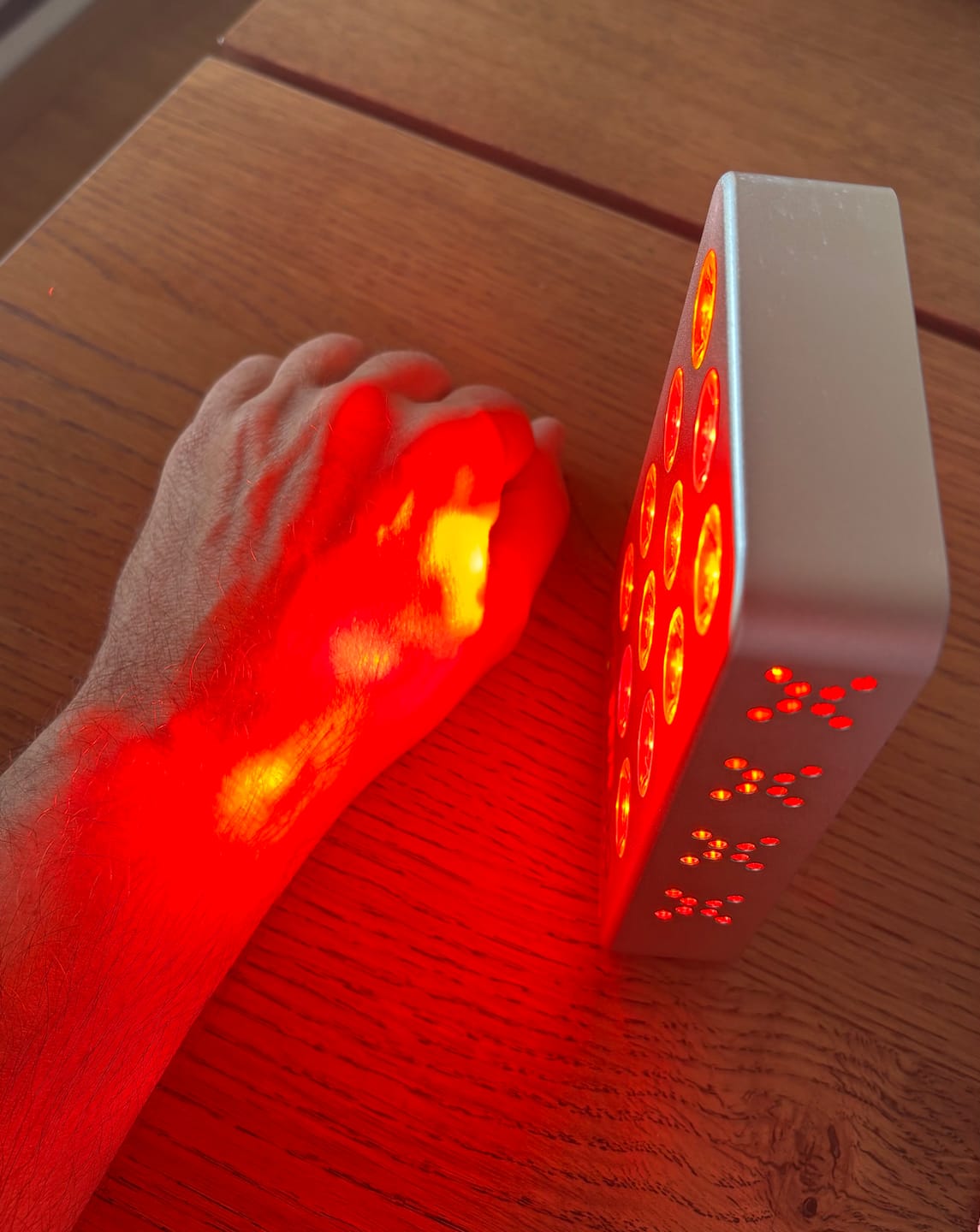 Customer photo review of Portable Prime (Rood licht therapie)
