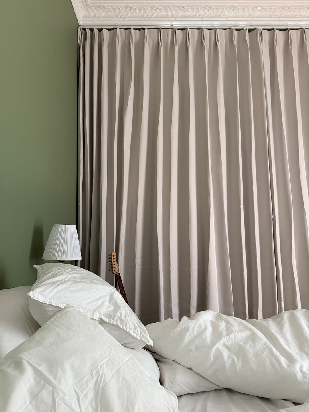 Customer photo review of Zoe Linen Look Soft Custom Curtain