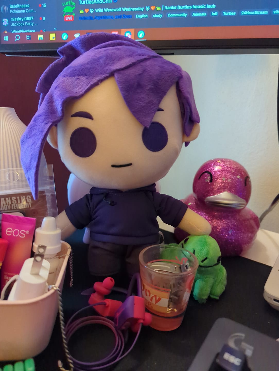 Customer photo review of Stardew Valley - Sebastian Collector's Plush