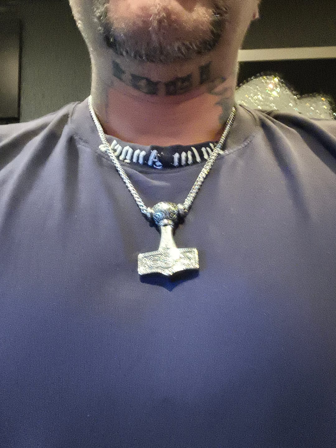 Customer photo review of Mjölnir of Ödeshög Necklace